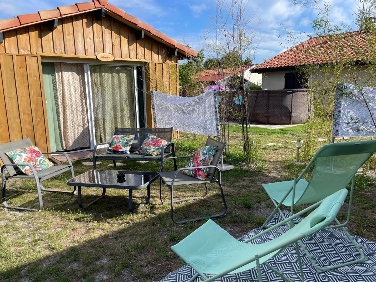 « Aux Bonheurs Landais » Hotel Linxe Bagian luar foto